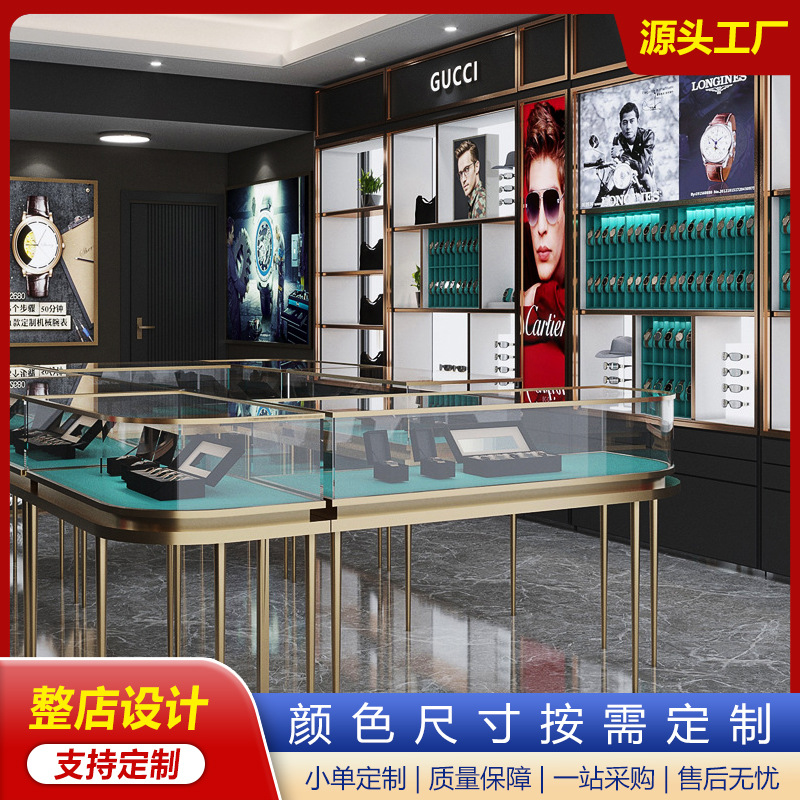 工厂生产陈列商用组装收纳奢侈品免税店包包珠宝货架展示柜