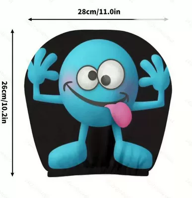 can be labeled and shipped on, Universal seat cover - blue-little-man-double-sided-printing-1-piece