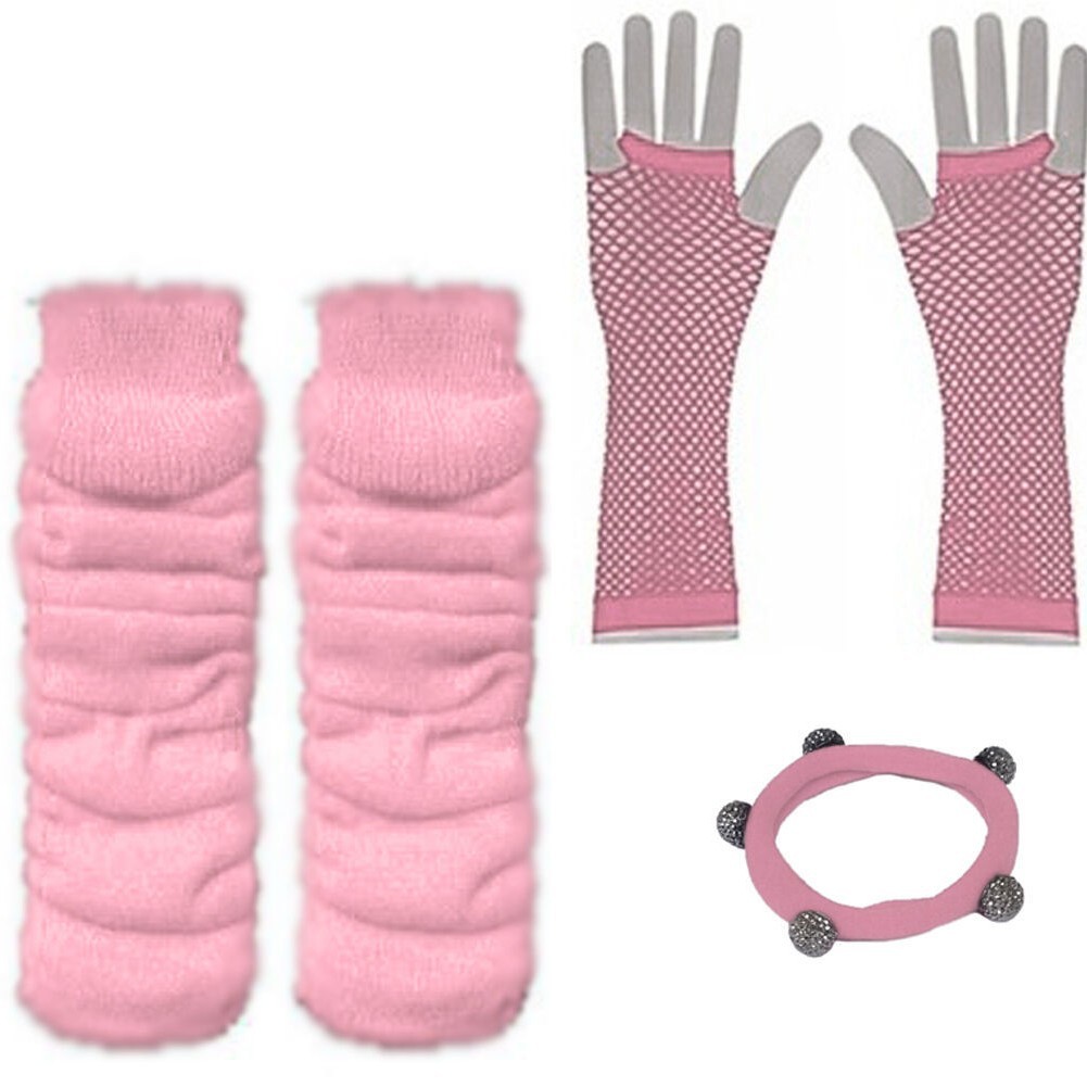 1980s despedida de soltera 80s maquillaje de mujer accesorios de vestuario collar de color conjunto de pulseras