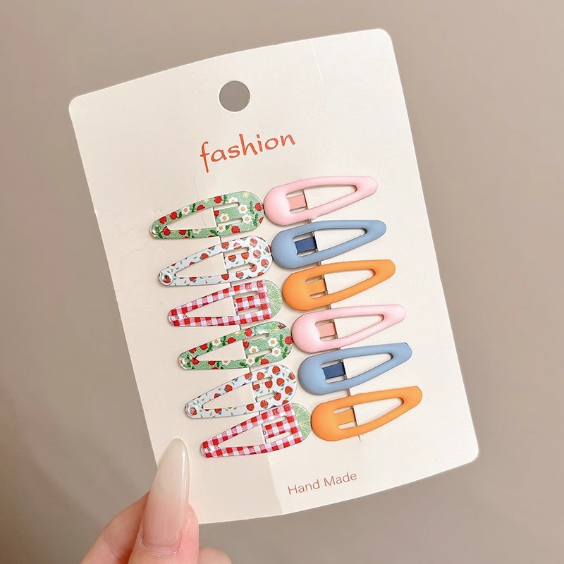 Color para niños lindo pequeño bb clip niña flequillo clip de cabello roto horquilla para bebé tocado de niña estrella horquilla