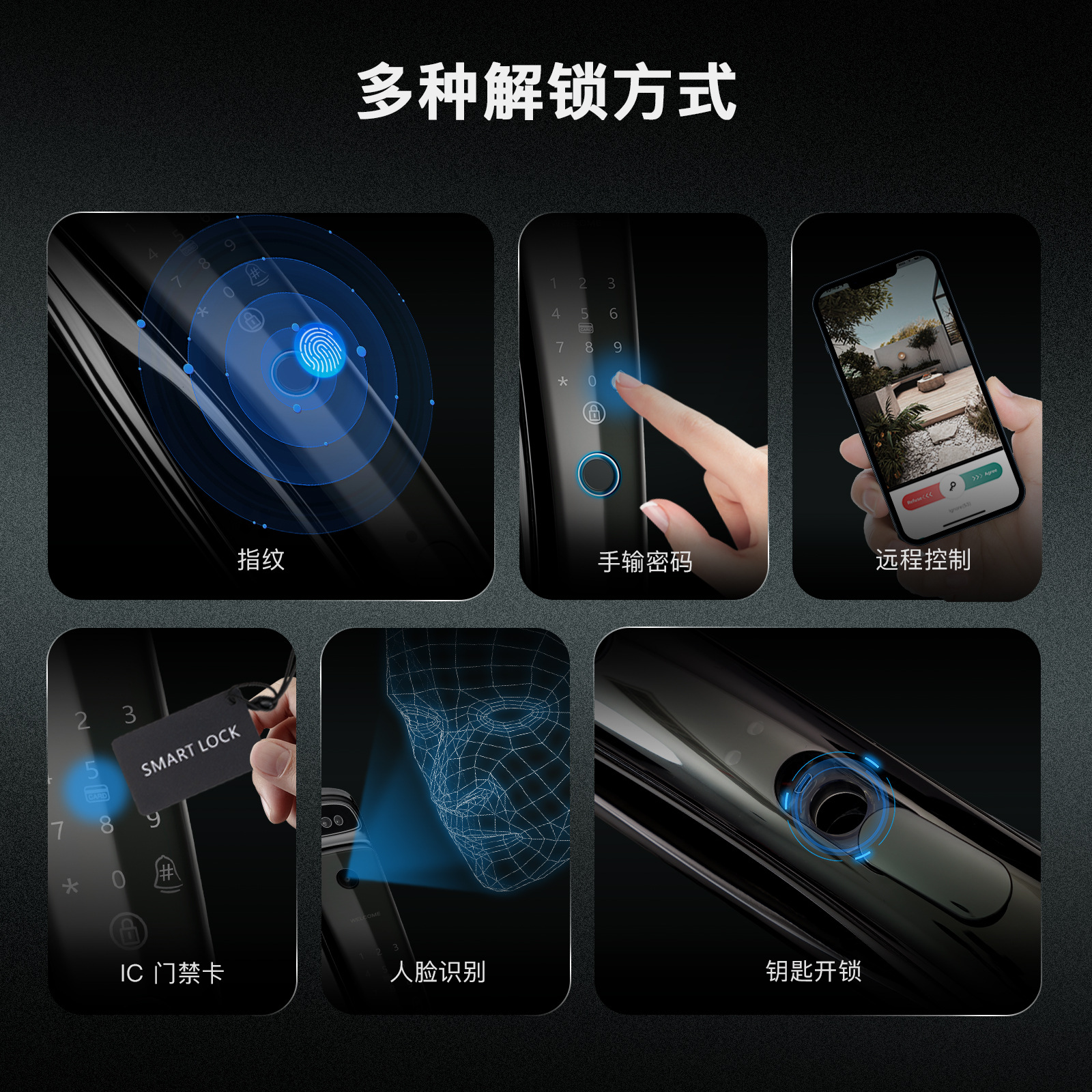 Title 4, Serrure de porte intelligente à reconnaissance ...