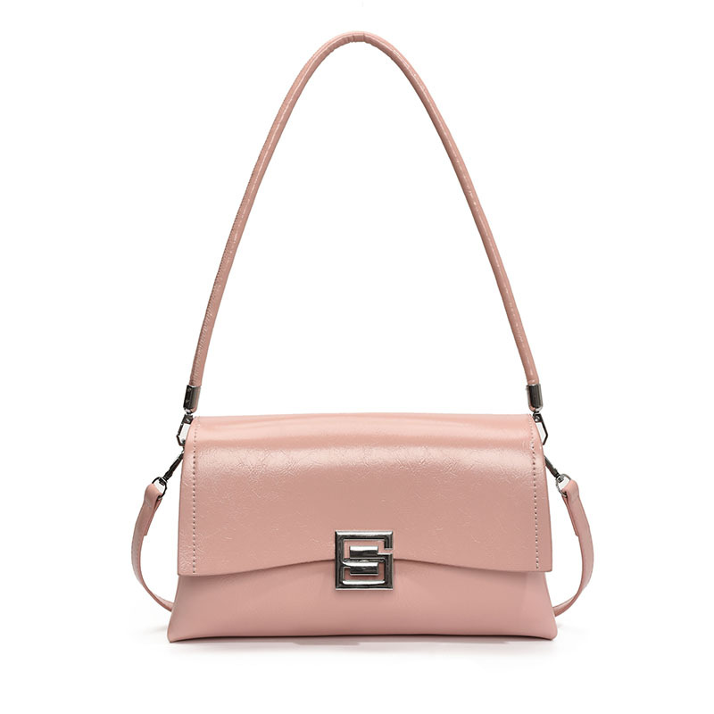 2025 nuevo bolso axilar de alta calidad bolso retro ocio de moda nicho pequeño bolso de cera de lujo ligero
