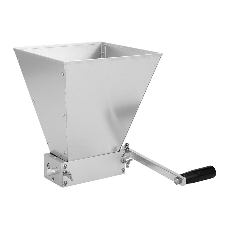 Homebrew Beer Malt Stainless Steel Roller Grinder Manual Malt Crusher Craft Beer Equipment