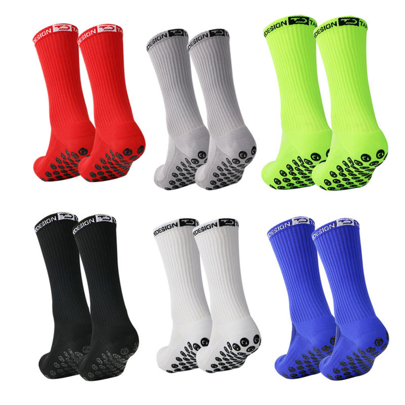 Non-slip Football Socks Bicycle Socks Breathable Outdoor Basketball Protection Feet Evil Bicycle Running Football Sports Grab