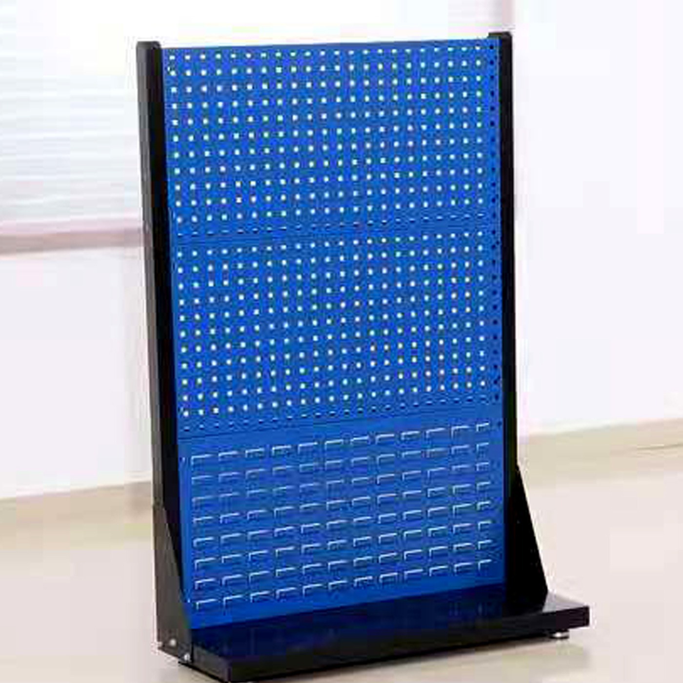 单面物料整理架，固定式配调节底脚，可选移动脚轮