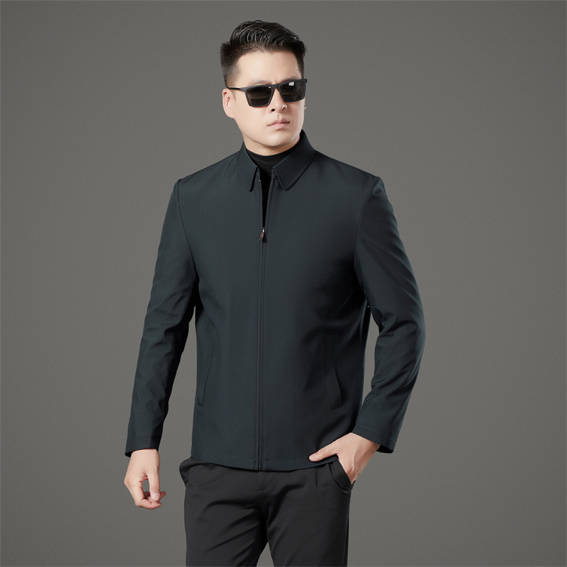 (2개) 24 WINTER WEAR 남성용 코튼 패딩 코트 중년 아빠의 짧은 따뜻한 콜드 리딩 실크 코튼 패딩 코트 남성용 패션 캐주얼 자켓