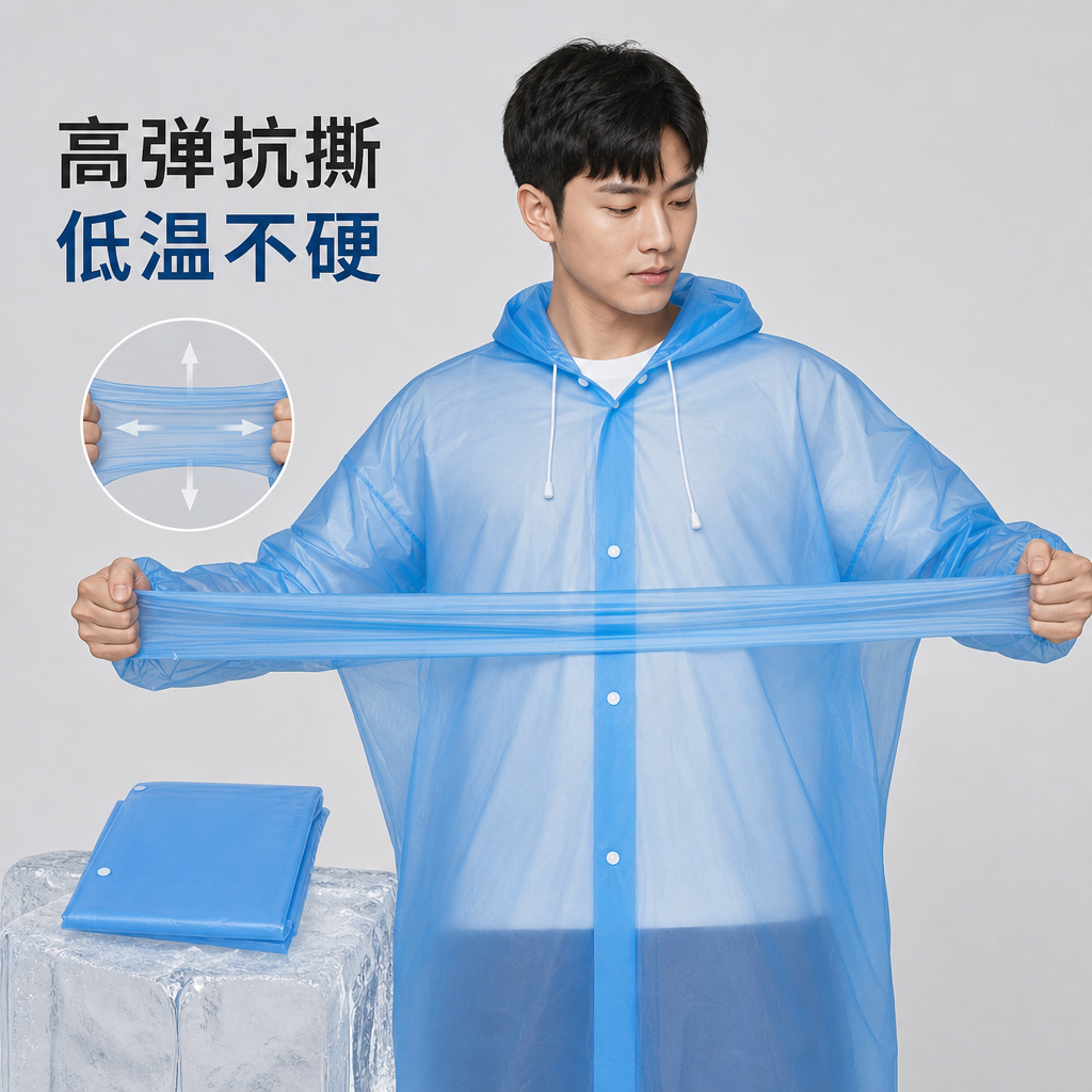 非一次性EVA雨衣批发全身防暴雨加厚加长成人款户外防水连体雨衣