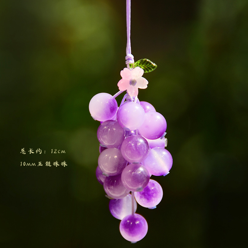 보라색 포도 펜던트