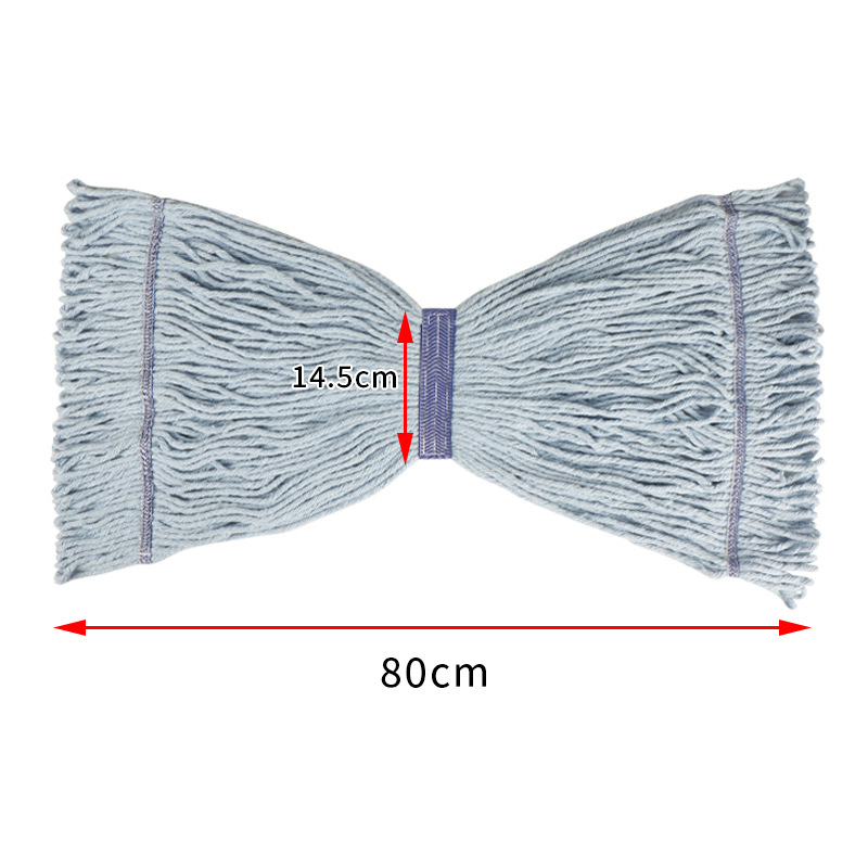 Centros comerciales, hoteles, hospitales, gestión de bienes, limpieza, supermercados, fregado, limpieza, mopa de algodón absorbente, cabezal de mopa de algodón de repuesto, transfronterizo