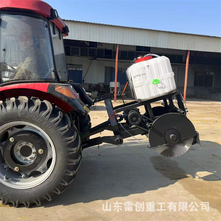 公路地面切割机 双切片水泥路切缝机 合金锯片 管道挖沟割缝机