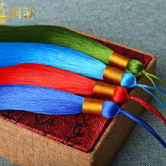 RunSu & Liusu Short 12cm Tassel Fringe for Hanfu Collar Accessories, Scented Sachets, Fragrant Pouches, Hanging Tassels for Fans, Fan Pendants