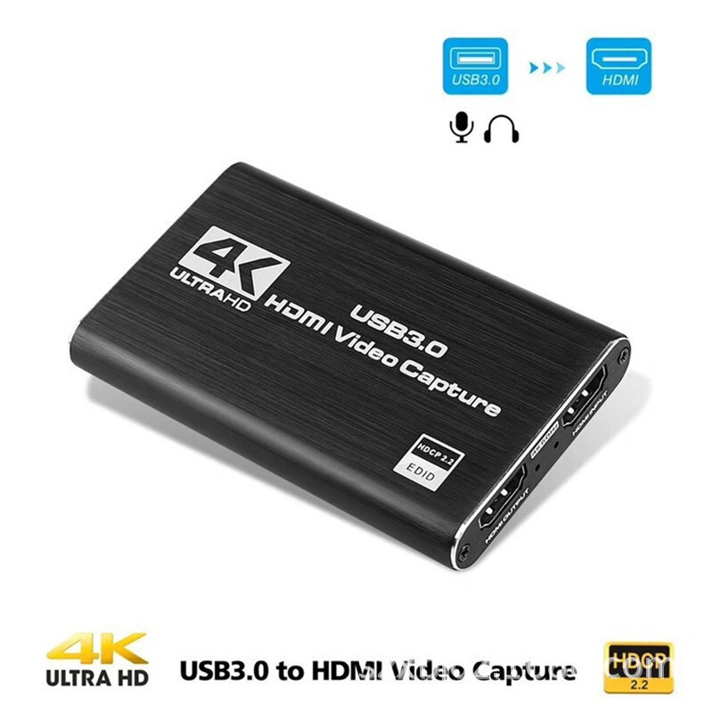 工場直販 USB3.0 ビデオキャプチャカード 4K30HZ USB3.0 - HDMI 高解像度ビデオゲームライブストリーミング|undefined