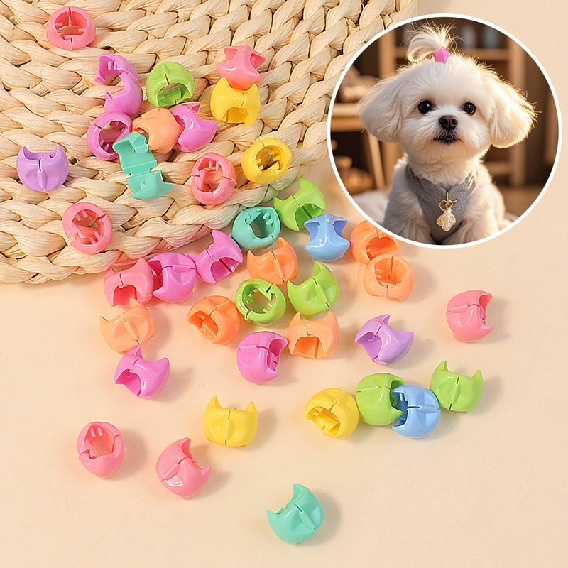 Amazon Hot Pet Mini Candy Color Йоркширская собака пятиконечная звезда заколки для волос Цвет длинношерстных кошек и собак украшения