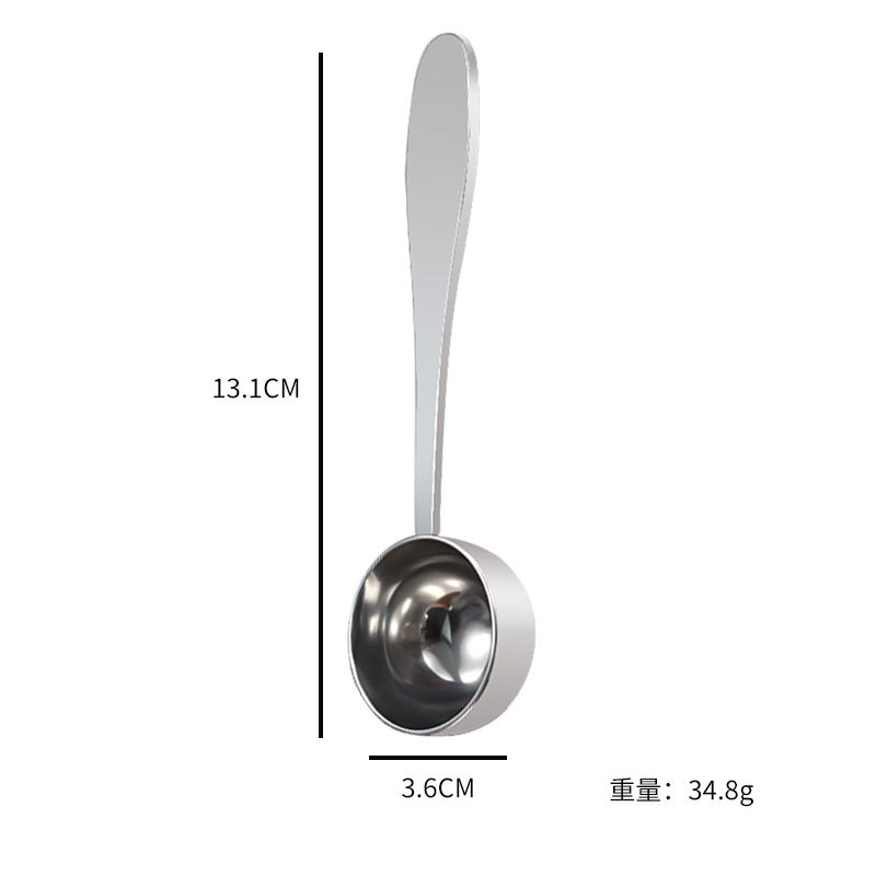Acero inoxidable café leche té utensilios de cocina cuchara cuantitativa cuchara de polvo cuchara de condimentos herramientas de cocina de horneado cuchara cuantitativa