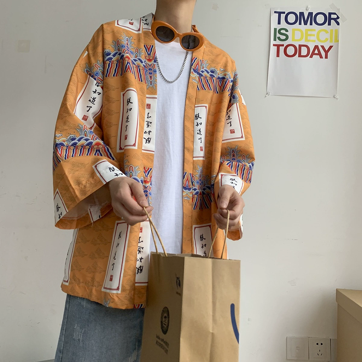 2024 новый летний большой размер китайская ветровая куртка солнцезащитный крем кимоно кардиган тонкая одежда для волос