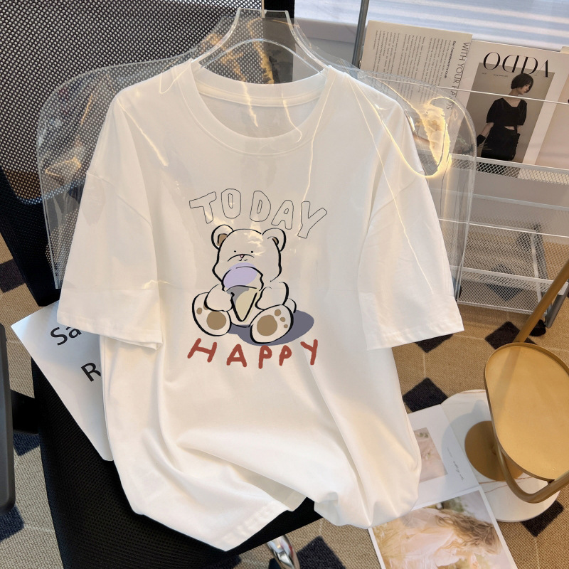 happy熊白色