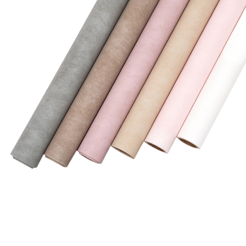 Venta al por mayor de Corea nueva tecnología negro algodón papel enrollado material FORRO impermeable leche algodón actualizado flor material de embalaje