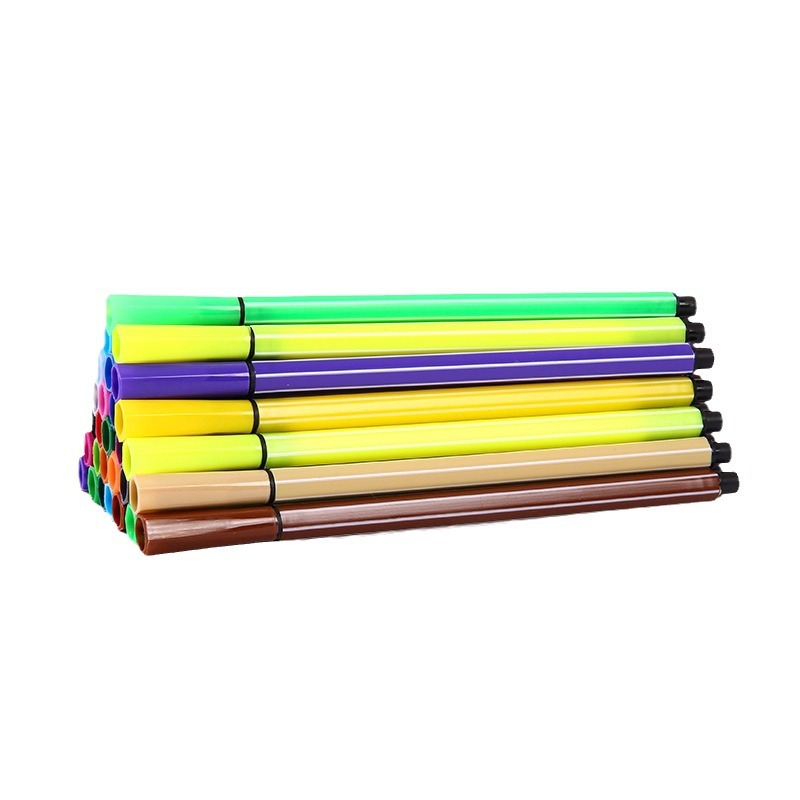Fabricante de 12 colores 18 colores 24 colores caja plana acuarela pincel de pintura infantil graffiti pincel de color transfronterizo