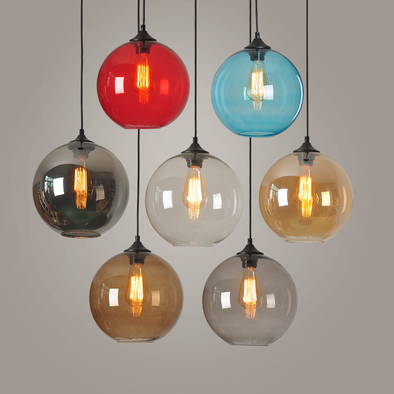 Wholesale Round Glass Chandeliers, Creative and Unique Colored Glass Ball Chandeliers, Modern Chandeliers for Restaurants, Bar Chandeliers Wholesale Round Glass Chandeliers, Creative and Unique Colored Glass Ball Chandeliers, Modern Chandeliers for Restaurants, Bar Chandeliers