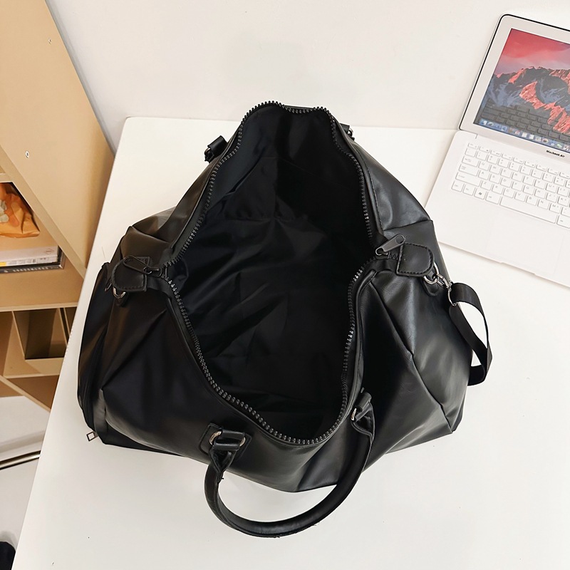 Bolso de viaje de corta distancia al aire libre de gran capacidad para hombres y mujeres con posición de zapatos Bolso diagonal de un solo hombro retro de moda Bolso de almacenamiento de moda