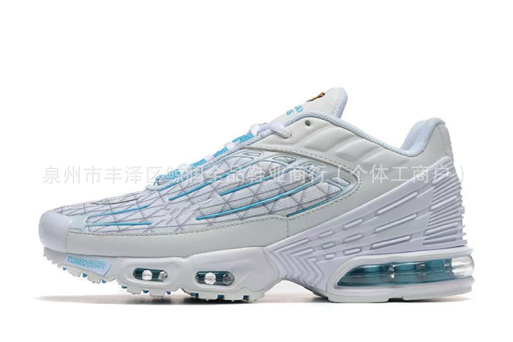 Transfronterizos exclusivos para TN3 zapatos de cojín de aire de cuero para hombres y mujeres, zapatos deportivos casuales de empalme PLUS3 zapatos de carrera de comercio exterior