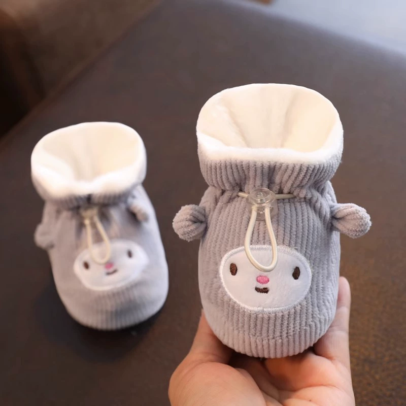 Children's winter keep warm protective lanyard holder for new born, soft sole, 3-12 month