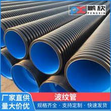 江西波紋管HDPE雙壁波紋管螺旋管市政大口徑排水管下水道排污管