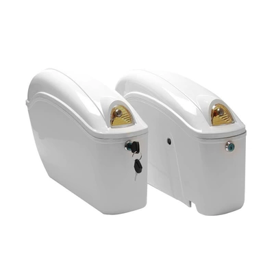 Motorcycle trunk universal modification waterproof Lifan - k8-white-pair-without-rack