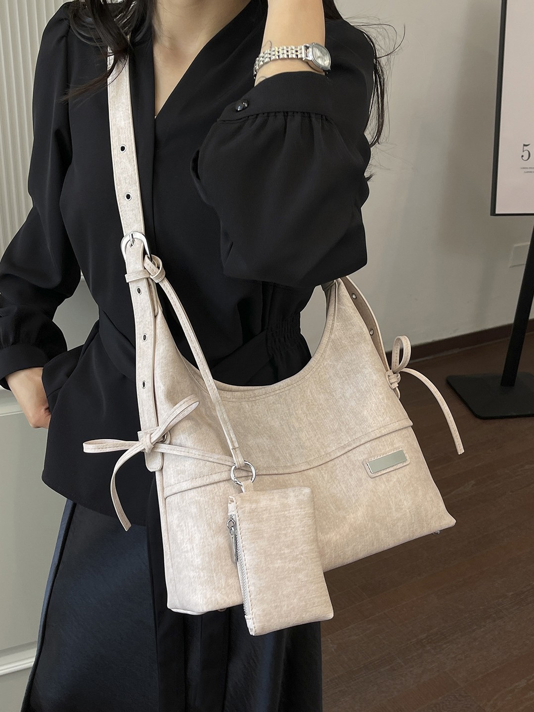 Bolso coreano de gran capacidad para mujeres 2026 verano nuevo viaje transfronterizo tote bag retro nicho mochila de hombro
