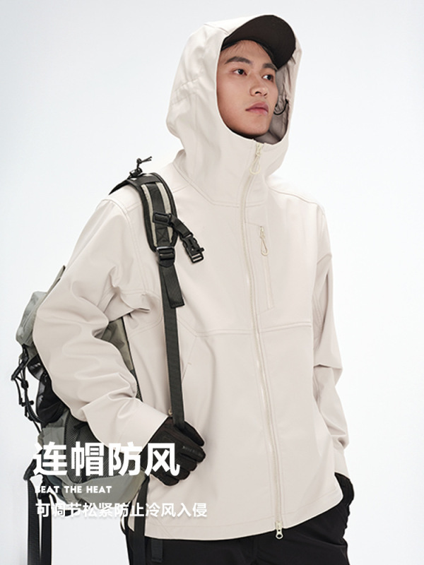 软壳冲锋衣女防风防水户外登山运动单层外套男企业团体工作服定制|undefined