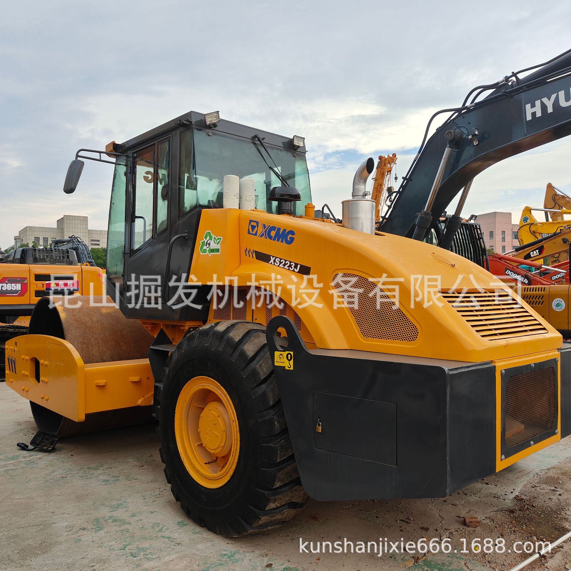二手 XCMG徐工22吨羊角碾振动压路机Used徐工XS223J压路机