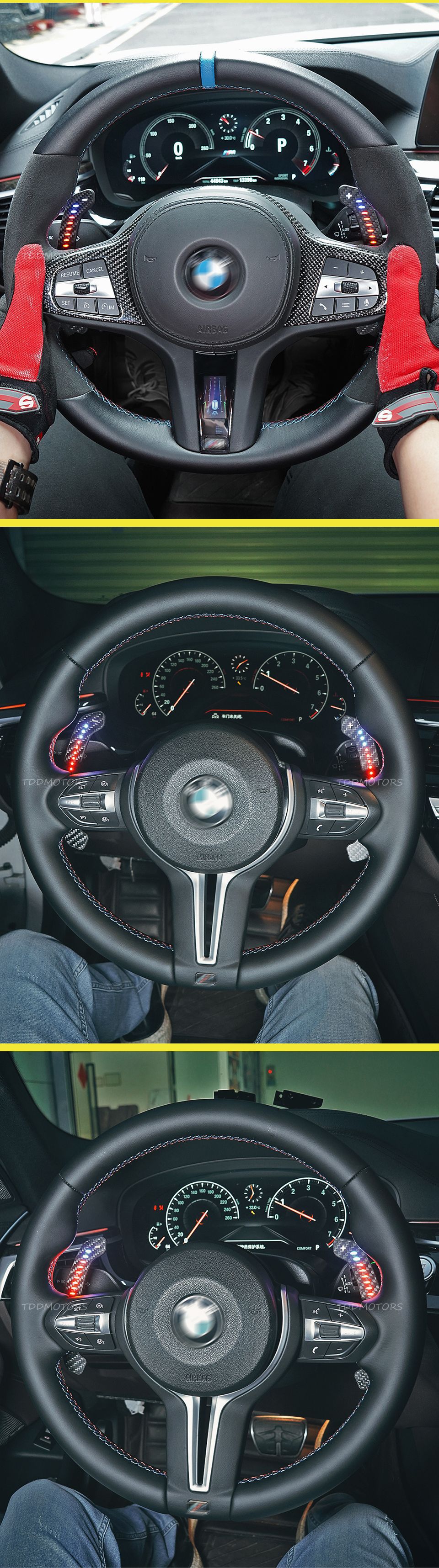 Carbon Fiber LED Shift Paddles for Audi S/RS Models