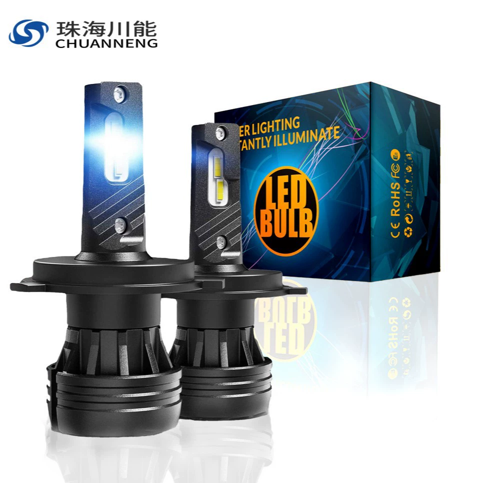 Cross-border dedicated to cost-effective LED car headlight T2-6500K built-in decoding CanBus car light