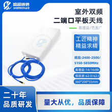 2.4G/5.8GWLAN�V�������쾀 14/16dBi �p�l�p�O���ɶ˿�ƽ���쾀