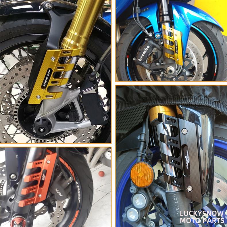 Suitable for Guangyang CT250 CT300 scooter modified front wheel fender shock absorption anti-fall protection block protection cover