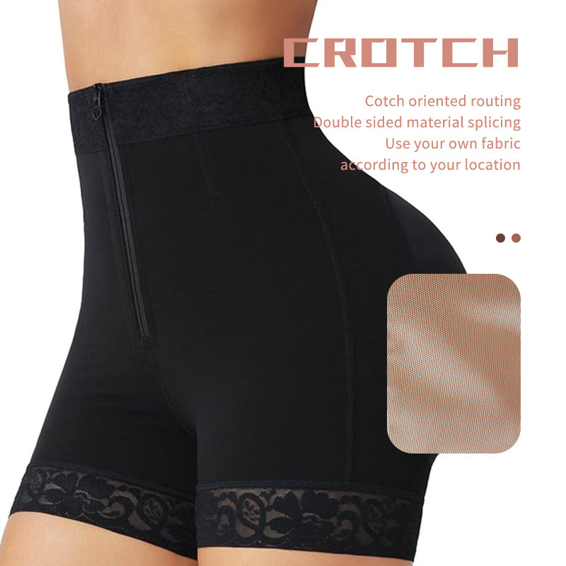 Pantalones moldeadores de cintura alta con cremallera Amazon TIK, pantalones moldeadores de cuerpo con control de abdomen, pantalones moldeadores de cintura y cadera