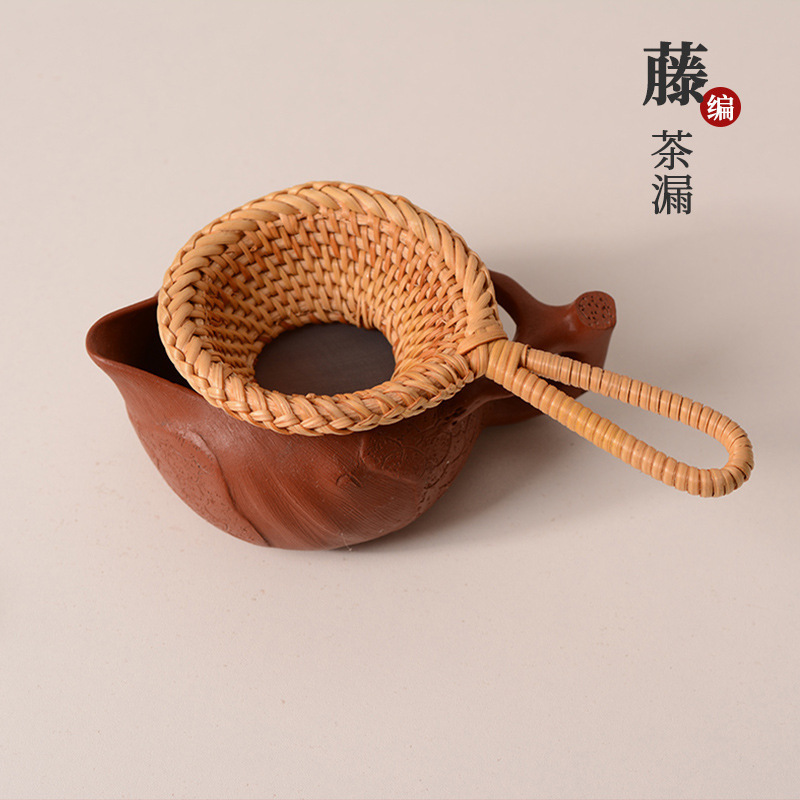 貿易卸売手織り茶道アクセサリーオフィス収納防カビ無垢材ラウンドペンホルダー収納デスクトップ|undefined