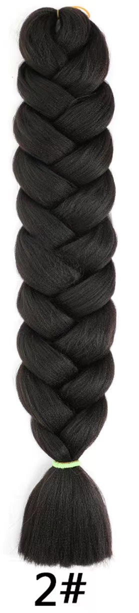 82 pulgadas Outre Xpression Braids gran pelucca de trenza africana negra pelucca de trenza sucia 165g