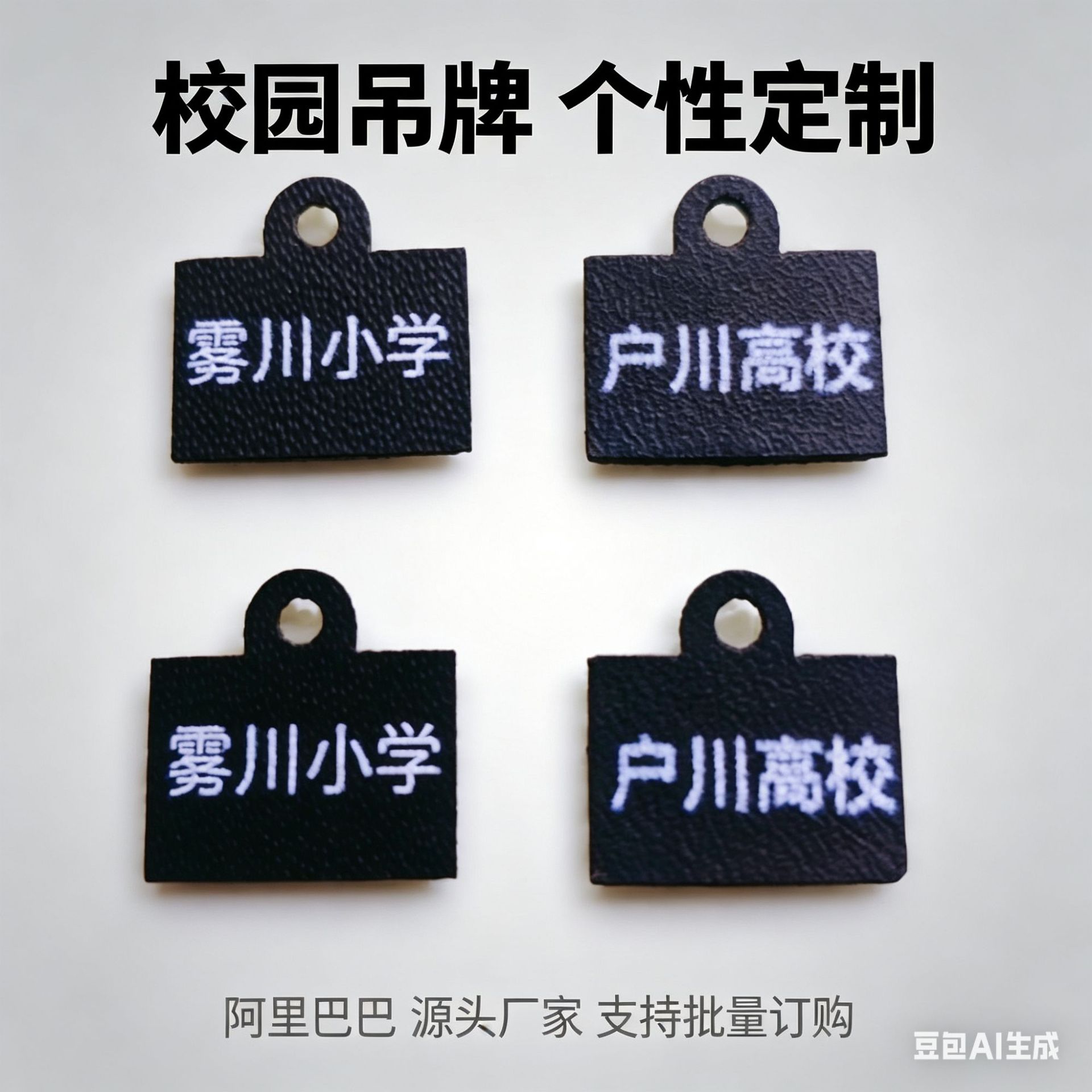 皮标宠物宝宝可爱校园小标公仔标自粘布贴小衣服手工dey
