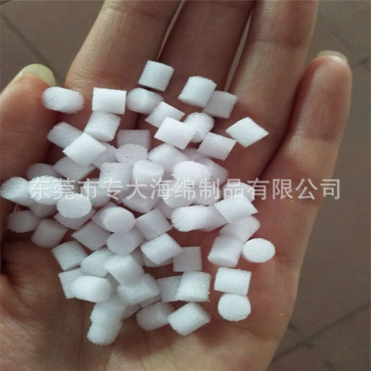 厂家供应直径10mm实心细孔软体鼻塞吸药过滤棉柱子 鼻通管芯棉头