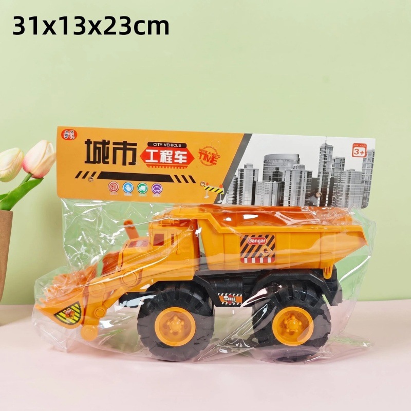 Excavadora de ingeniería infantil juguetes empujador excavadora basculante carretilla modelo de automóvil niño excavadora