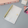 Transparent photoalbum for business cards, sticker, storage system, tear-off sheet, 3inch
