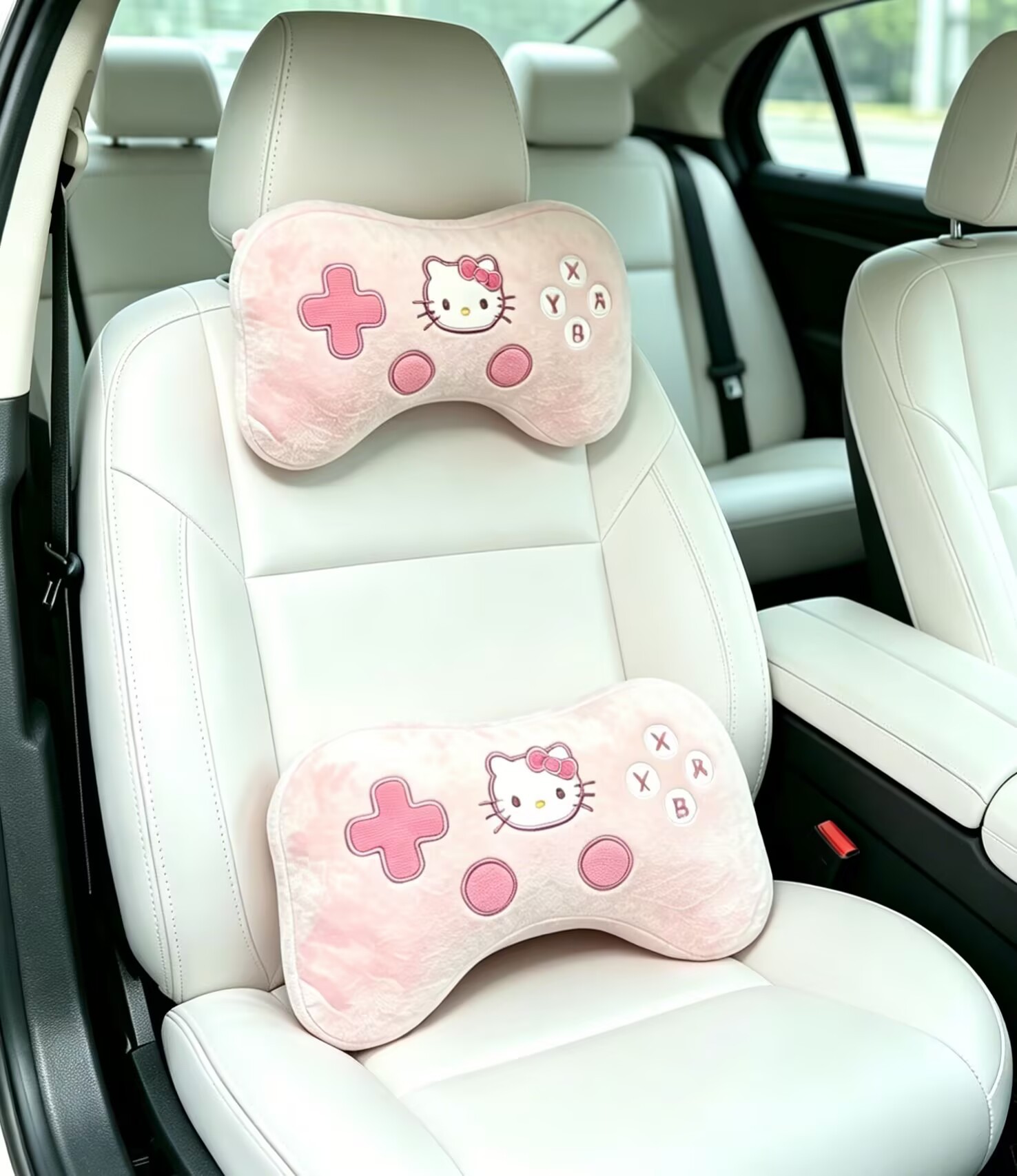 Car Headrest Kt Game Console Handle Cute Car Neck Pillow Car Pillow In-Car Neck Support Pillow Wholesale