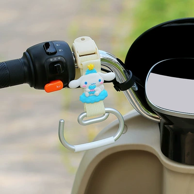 Other Electric Vehicle Accessories Vehicles, No-Drill Installation, Multifunctional - beige-long-belt-e-hook-cloud-cinnamon-dog-left