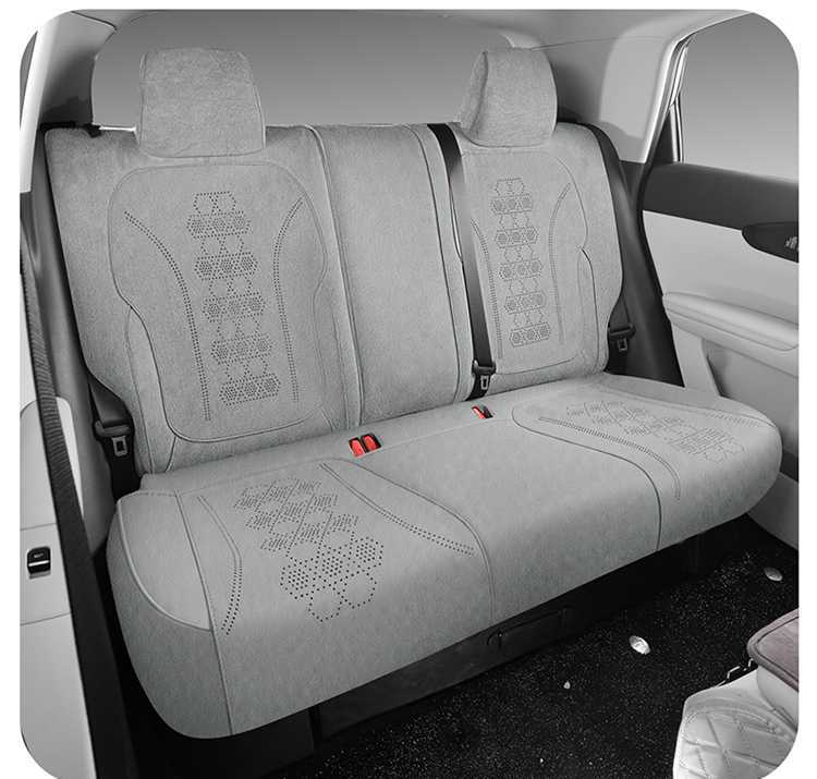 Geely Xingyue Car Seat Cushion, Custom-Made Rams Suede Seat Cover, All-Season Full Coverage Breathable Seat Cover