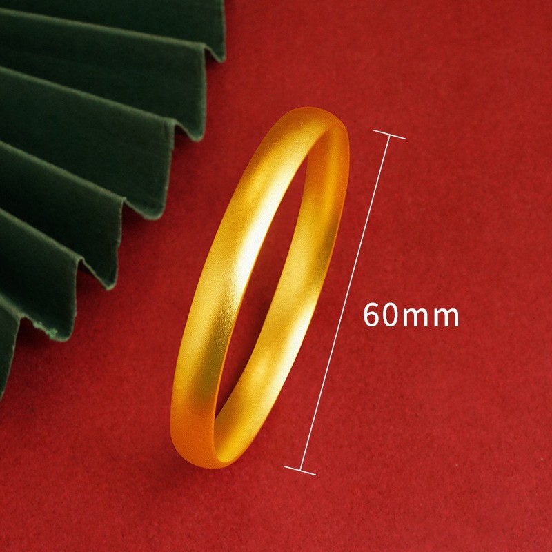 Nuevos productos vietnamitas pulseras de oro de arena retro pulseras de neumáticos damas de alta calidad no se desvanecen joyas al por mayor