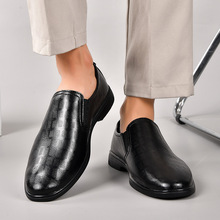 直播爆款商务皮鞋男春夏结婚鞋跨境男士休闲开车鞋软底正装小皮鞋