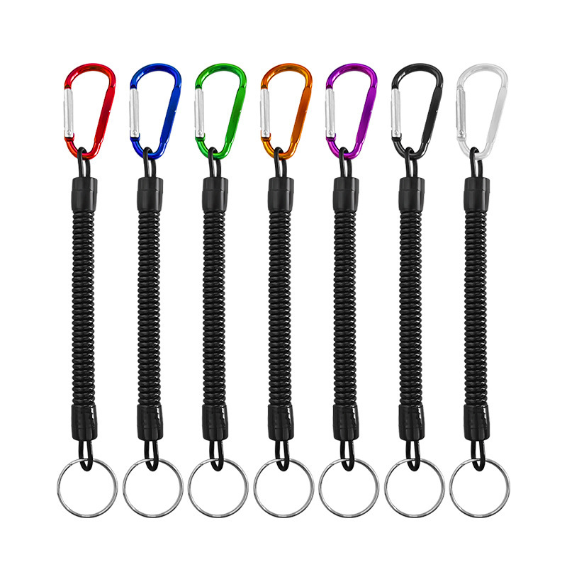 In-Stock Plastic Anti-Loss Rope Carabiner Spring Rope Multi-Color Lure Pliers Fish Control Device Rod Protection Rope Anti-Loss Rope Fishing Gear In-Stock Plastic Anti-Loss Rope Carabiner Spring Rope Multi-Color Lure Pliers Fish Control Device Rod Protection Rope Anti-Loss Rope Fishing Gear
