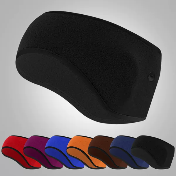 Amazing Run Winter Warm Headband Fleece Fitness Wide-Brimmed Ear Protection Thickened Fleece Sports Headband