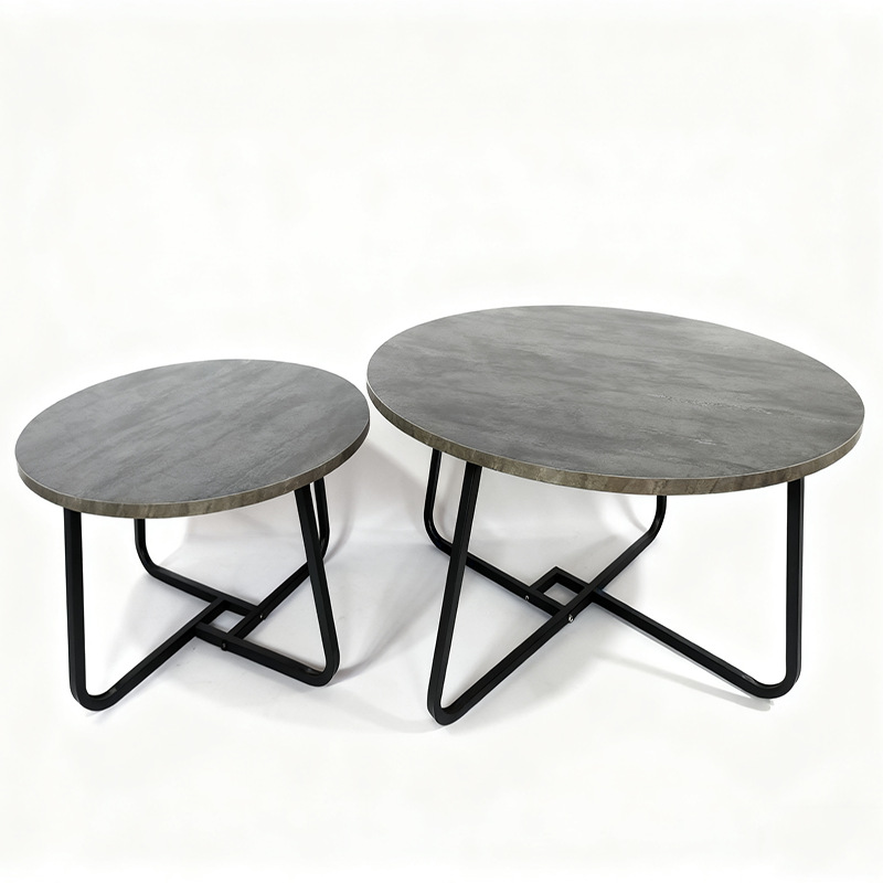 Mesa de centro transfronteriza, mesa auxiliar para sala de estar, mesa redonda pequeña, mesita de noche sencilla, mesa de comedor sencilla, mesa de té pequeña. image 13